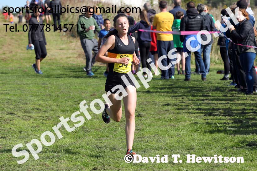 Boys and girls under-15s 2019 Sunderland Harriers Open Cross Country. Photo:  David T. Hewitson/Sports for All Pics